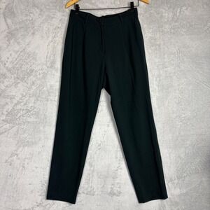 Frank and Oak Grant Pleated Trouser Dark‎ Green Women's 8 Work Wear Minimalist